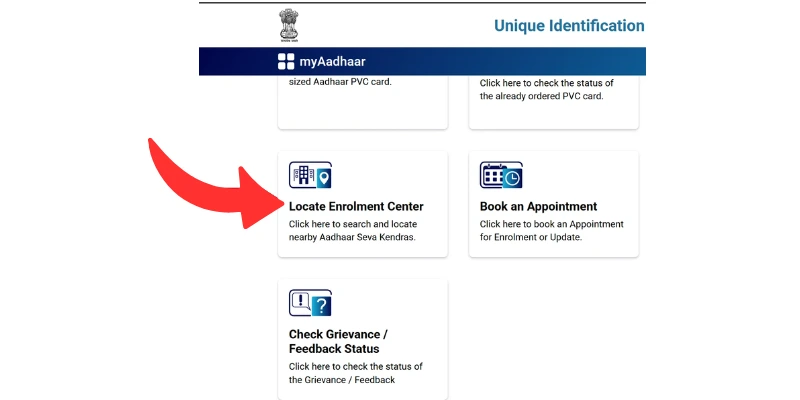 Locate Enrolment Center